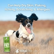Vital Pet Life Dog Shampoo with Oatmeal, Aloe Vera, Chamomile, Jojoba Oil, Vitamin E, 16 oz