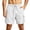 #0235-White, variant on Qiyinn Mens Cargo Shorts Elastic Waist Drawstring Lightweight Shorts Summer Hiking Casual Shorts with Pockets No Lining