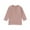 Pink, variant on WOYY Newborn Girls Ribbed Henley T-Shirt Solid Knit Long Sleeve Top Pullover Kids Clothes