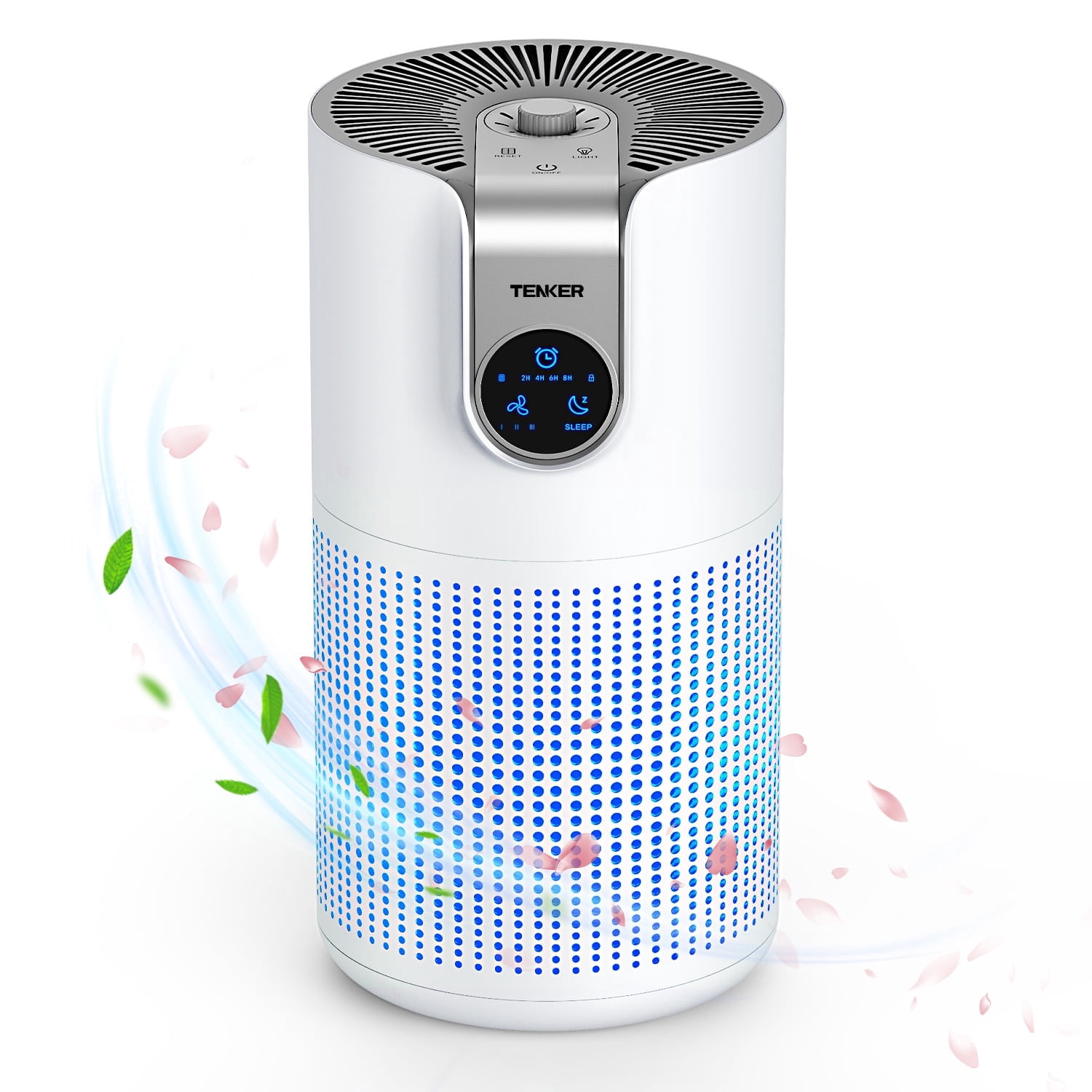Air Purifier For Home And Bedroom With Aromatherapy, H13 True Air Purifier Cleaner For Bedroom , 3 Fan Speed, Sleeping Mode, White