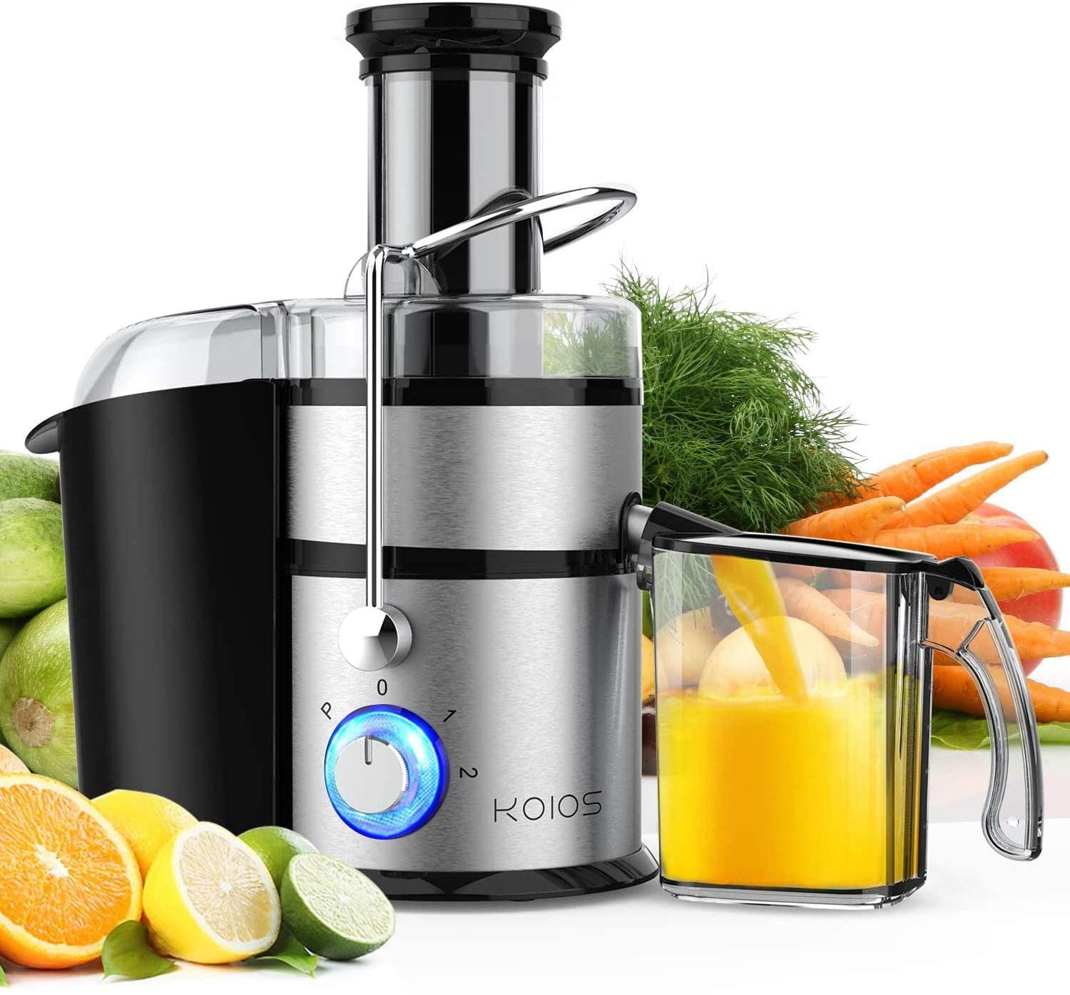 BPA-Free,Dishwasher Safe,Include Brush Juice Extractor,Makoloce Centrifugal Juicer Machines,1200W Juicer Makers Ultra Fast Extract Various Fruit and Vegetable Juice,High Juice Yield,Easy to Clean,Two Speed Control 