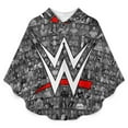 thumbnail image 2 of WWE Kids Wearable Blanket Flannel Poncho Warm Cozy Shawl Blanket, Plush Cape Wrap for Boys Girls, 2 of 7