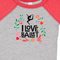 thumbnail image 4 of Inktastic Ballerina Dancer I Love Ballet Girls Baby Bodysuit, 4 of 5