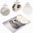 thumbnail image 4 of Dish Drying Mat Cute Penguins Absorbent Microfiber Kitchen Dish Mat Super Absorbent Dish Drainer Mat for Kitchen Counter 16" x 18", 4 of 7