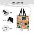 thumbnail image 3 of Fotbe Colorful Dogs Bolsa Tote con Estampado para Mujer, Bolsos con Cremallera, Bolsa de Hombro Casual de Gran Capacidad con Bolsillos Internos, 3 of 7