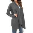 thumbnail image 4 of Cardigan Ouvert pour Femmes Manches Longues Léger Cardigan en Tricot Habillé Veste Décontractée d'Automne, 4 of 6