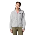 thumbnail image 1 of Chaqueta Columbia Benton Springs de forro polar con cierre completo para mujer, gris, talla M, 1 of 8