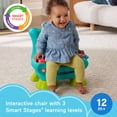 thumbnail image 2 of Juguete de aprendizaje para niños pequeños Fisher-Price Laugh & Learn, silla verde, 2 of 6
