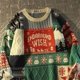 thumbnail image 5 of Suéter nuevo y lindo de Navidad para otoño e invierno, diseño de bloques de colores, manga larga, estilo retro Harajuku, moda urbana, suéter suelto para parejas, 5 of 5