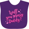 thumbnail image 3 of Inktastic Will You Marry Daddy Boys or Girls Baby Bib, 3 of 4