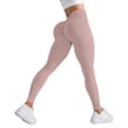 thumbnail image 2 of 3D Cellulite Leggings for Women Smile Contour Activewear Tights No Curling Lift Pants for Workout Running Athletic No Front Seam Leggings Resistance Band Leggings Anti Cellulite Leggings Khaki M, 2 of 7
