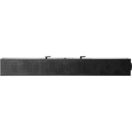HP S100 Sound Bar Speaker - 2.50 W RMS - Black - USB - Headphone