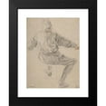 thumbnail image 2 of Cornelis Dusart 18x24 Black Modern Framed Museum Art Print Titled - Study of a Seated Peasant, 2 of 5