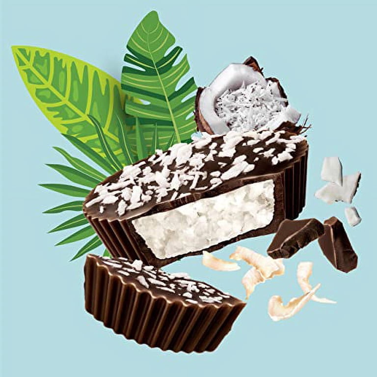 Chocxo Dark Chocolate Coconut Cups, Low in Real Sugar, Organic