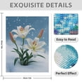 thumbnail image 3 of Diamond Art Kits for Adults - 5d White Lilies Winter Snow Blossoms Diamond Painting for Adults, Diamond Art for Adults Beginners, Diamond Painting Kits for Adults for Home Wall Decor, 3 of 7