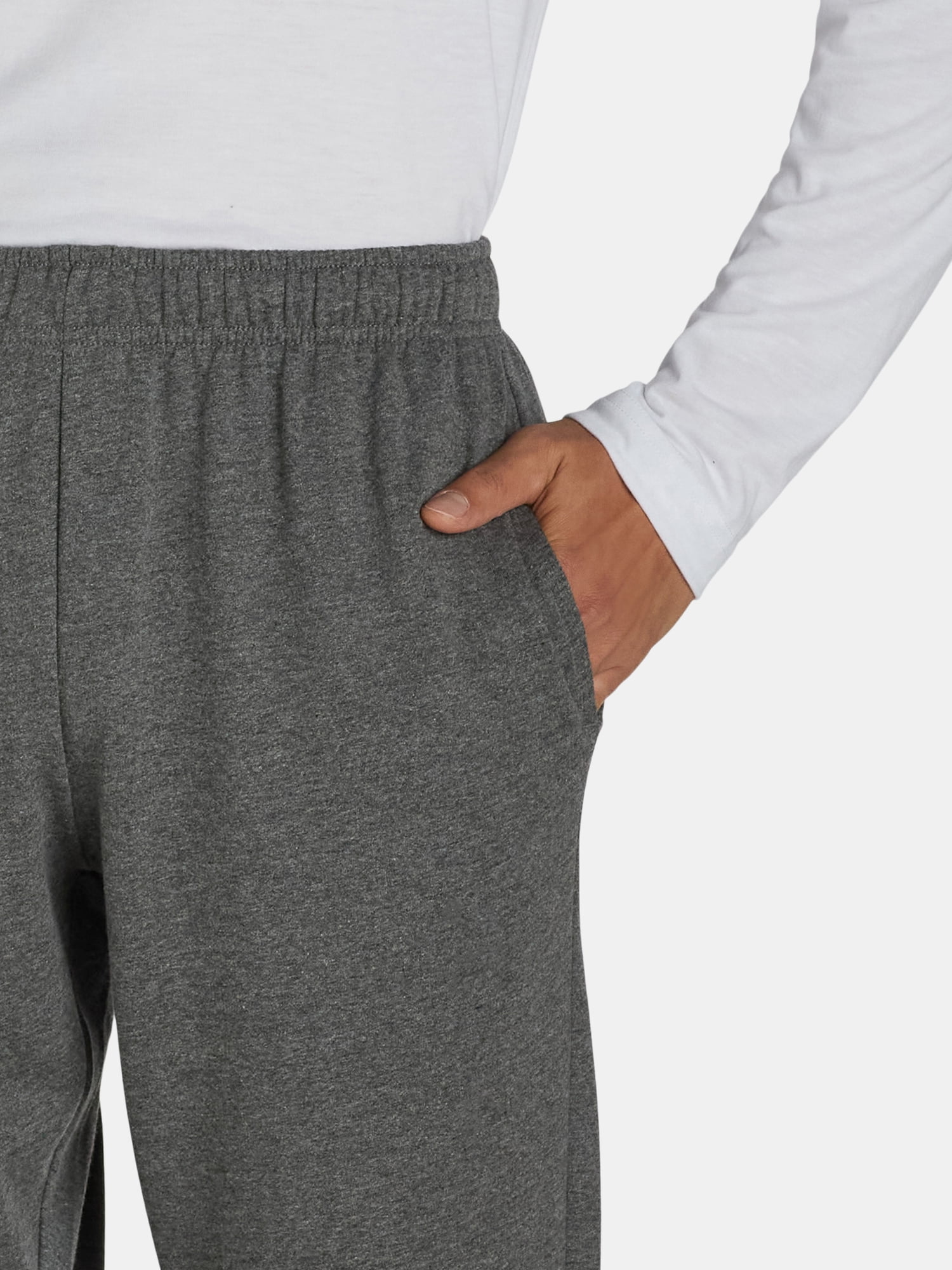 Athletic Works Men's and Big Men’s Fleece Jogger Pants, Sizes S-3XL