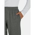 thumbnail image 4 of Athletic Works Men's and Big Men’s Fleece Jogger Pants, Sizes S-3XL, 4 of 5