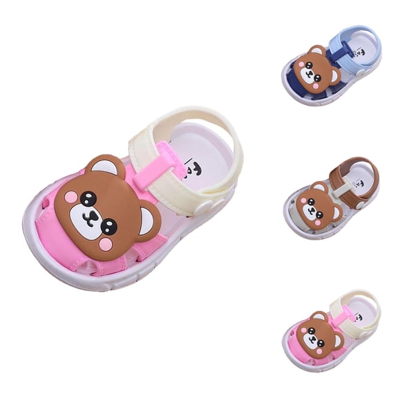 Girl Sandals and Casual Summer Shoes for Girls, Toddlers (1-4 Years) Breathable Lightweight Outdoor Little Girls Comfortable Everyday Footwear