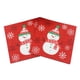thumbnail image 5 of 20 unids/set servilletas navideñas de muñeco de nieve hermosas servilletas navideñas para fiesta en casa, 5 of 6