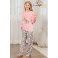 thumbnail image 2 of Aideaone Girls Christmas Fleece Pajamas Set Kids Soft Flannel Winter Pjs 2 Piece Size 7-14, 2 of 8