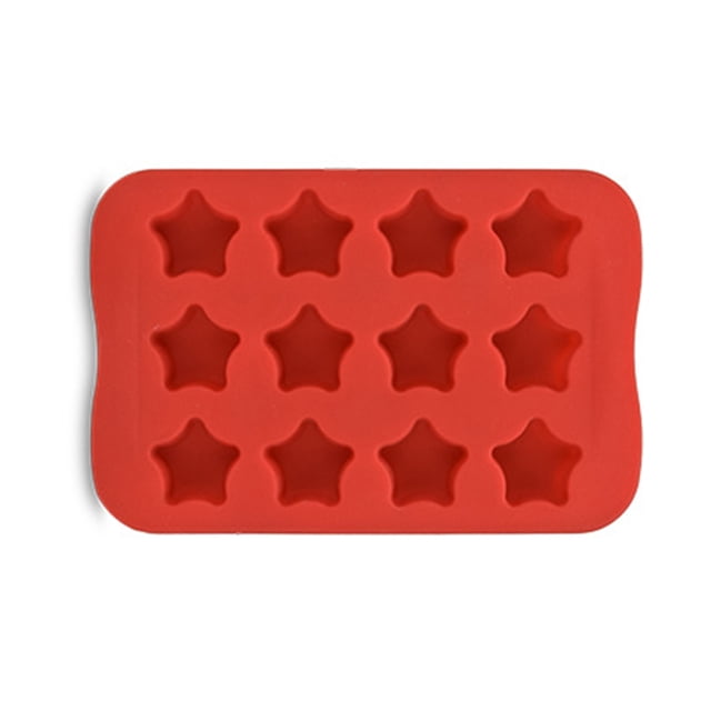 Molde de Chocolate en Forma de Estrella Billuyoard Bandeja de Cubitos de Hielo