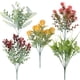 thumbnail image 3 of Bearachild Fondo decorativo de rama de flores artificiales, de simulación DIY, adorno de ramo de plantas, tallo largo, decoración de cumpleaños Decoración Blanco Bearachild HA065354-01, 3 of 6