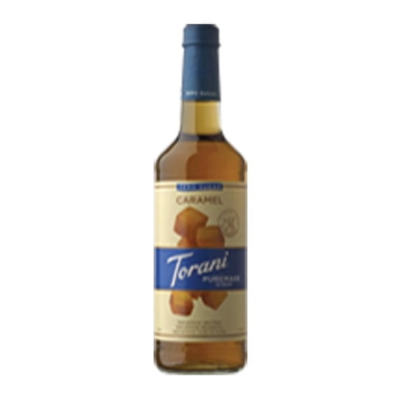 Torani Caramel Puremade Zero Sugar Syrup cs 4/750 ml