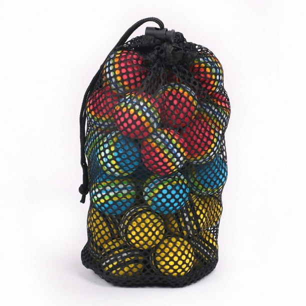 Bolsa de para pelotas para golf, bolsa de red de malla, organizador de pelotas de tenis para golf, soporte de transporte, bolsa de almacenamiento METRO 4.92x10.24 pulgadas