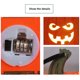 thumbnail image 2 of Linterna De Calabaza Adorno creativo con tema de festival de decoración de calabaza iluminada para Halloween (FiveBigTeeth), 2 of 6
