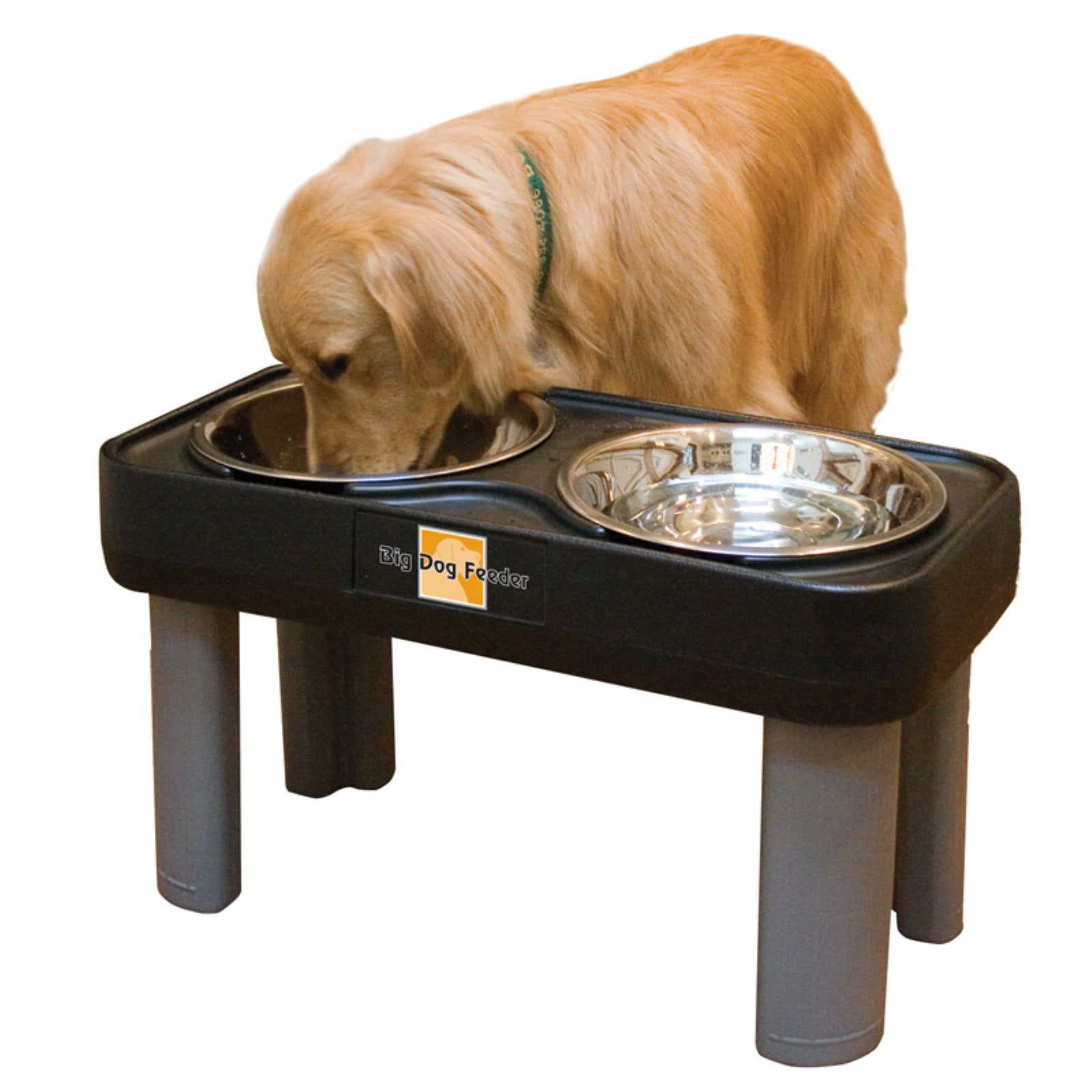 PetZen Big Dog Double Bowl Elevated 