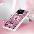 thumbnail image 5 of Funda para Xiaomi Redmi 10C con Brillo Líquido Flotante, Purpurina, Parachoques y Anillo Giratorio Soporte, 5 of 5