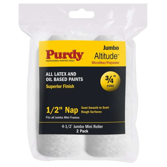 Purdy Altitude Jumbo Mini Roller Cover, 4-1/2 in. x 1/2 in., 2 count