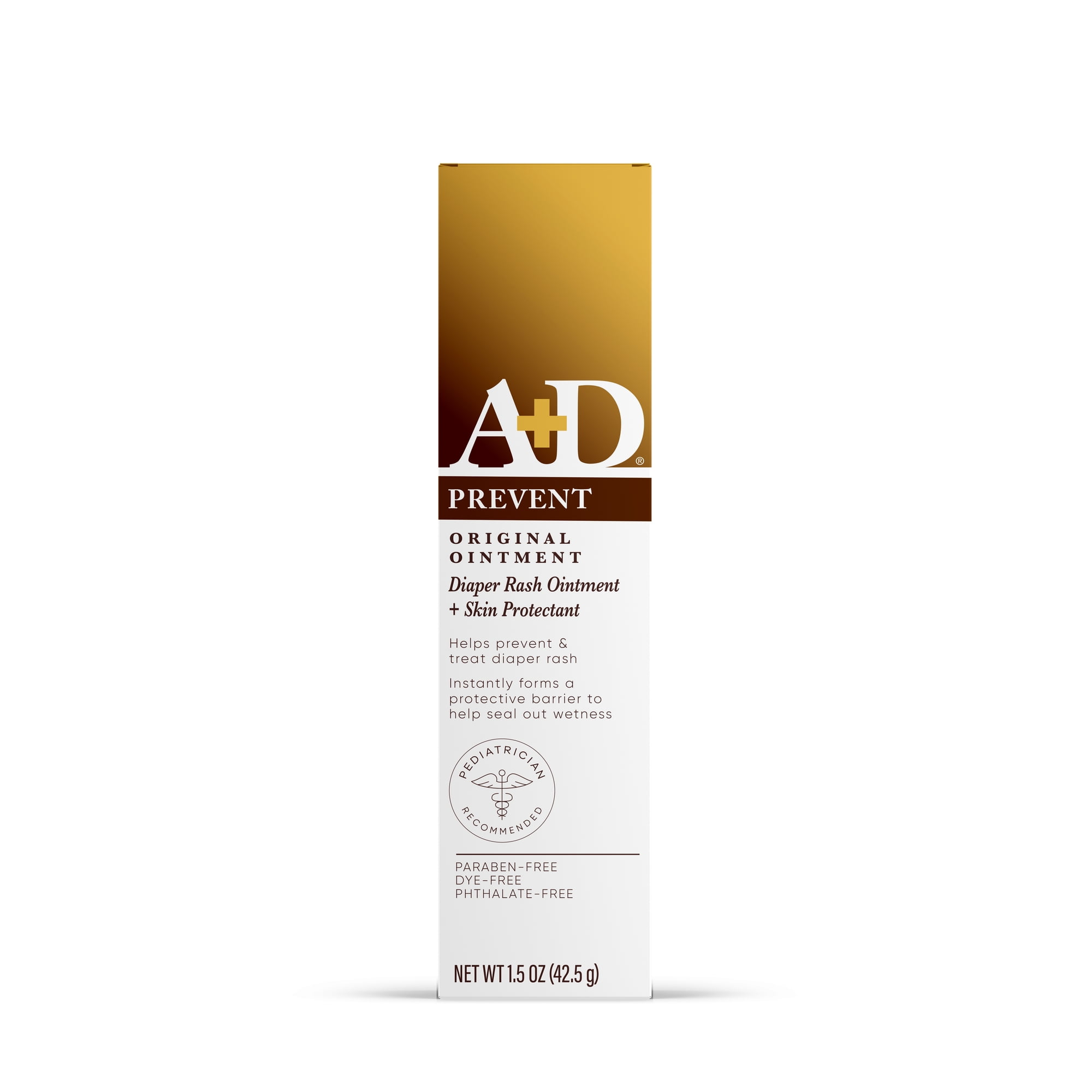 A+D Original Diaper Rash Ointment, Baby Skin Moisturizer, 1.5 Oz Tube