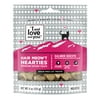 "I and love and you" Hair Meow't Hearties Cat Treats, Salmon Recipe, 4oz Bag