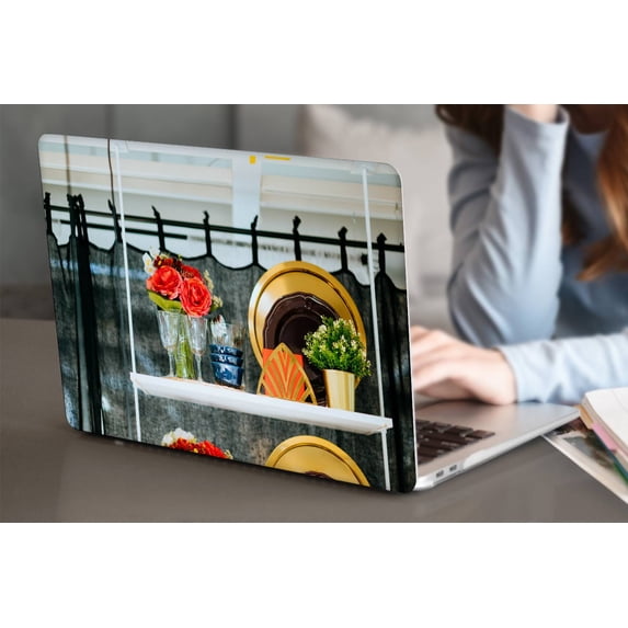 KSK KAISHEK Hard Case Only Compatible 2022 2021 2020 2019 2018 Released New MacBook Air 13" with Retina Display and Touch ID USB Type-C Model: A2337 m1&A2179&A1932 Rose series 0289