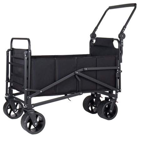 BOFANG 2-in-1 Heavy Duty Folding Wagon & Beach Chair, 650lb Capacity All-Terrain
