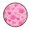 Pink Hearts and Roses Pattern, variant on 36.2 Inch Round Floor Mat White Roses in A Vase Carpet Decor Rug for Living Room Bedroom