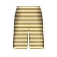 thumbnail image 4 of Aobny Striped Men Shorts Beach Board Pants Big & Tall Casual Mid Rise Baggy Spring Clothes,Yellow,M, 4 of 6