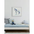 thumbnail image 4 of Marmont Hill Blue Ombre Unicorn Hair Framed Wall Art, 4 of 6