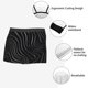 thumbnail image 3 of Fotbe Abstract Black And White Waves Calzoncillos Tipo Boxer con Bolsa de Soporte Total para Hombre, X-Temp Fresco, Transpirable y de Secado Rápido-Small, 3 of 5