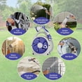 thumbnail image 5 of Retractable Garden Hose Reel 1/2 Inch x 50 FT | Heavy Duty Rewind Wall Mount Hose Holder with 10-  Nozzle for Garden Watering,  & Boat Washing, Pet Cleaning, 5 of 6
