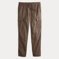 thumbnail image 4 of Men's Sonoma Goods For Life® Pull-on Cargo Pants Color: Rain Drum Size: S, 4 of 4