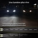 thumbnail image 3 of H4 LED Bulb, 6500K White for Car 12V-24V Hi/Lo Beam Conversion Headlight Bulb Kit. (2pcs), 3 of 5