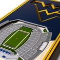 thumbnail image 3 of YouTheFan NCAA West Virginia Mountaineers 6'' x 19'' 3D Stadium View Banner, 3 of 7