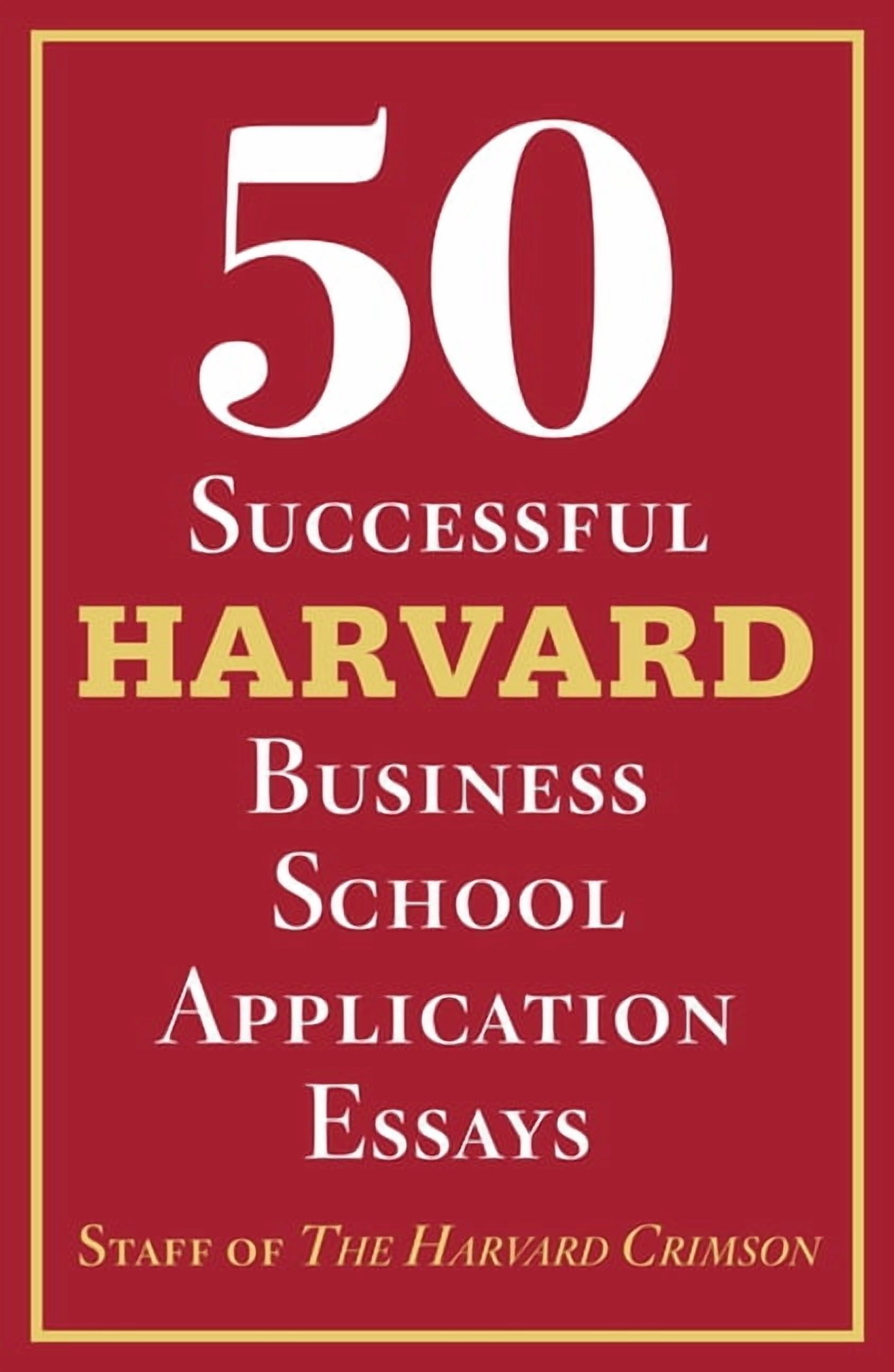 50 Successful Harvard Medical School Essays (Paperback) - Walmart.com