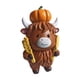 thumbnail image 1 of Figura de vaca adorable, estatua de vaca, recuerdos de fiesta, escultura coleccionable de ganado para Navidad 75 x 55 x 10 cm, 1 of 9