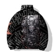 thumbnail image 5 of Abrigo de invierno para hombre, chaqueta informal holgada, ropa de algodón con estampado de orcos y calaveras, chaquetas de calle Harajuku, abrigos para hombre, 5 of 5