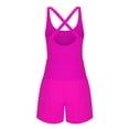 thumbnail image 4 of YuXingFu Womens Shorts $5 Shorts Sets Women 2 Piece Outfits Womens Running onesie Workout Rompers one-Piece Outfits Exercise Jumpsuits Gym Yoga Pink M, 4 of 5
