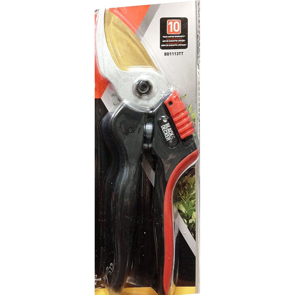 Black & Decker Titanium Garden IQ Series 7.5 Inch Bypass Pruner sheer
