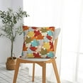 thumbnail image 5 of Honeii Fall Maple Leaves Print Throw Pillow, Square Decorative Pillow Forms Soft Fluffy Plump Pillow Decorative Pillow Inserts,Couch Pillows-20"x20", 5 of 7